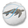 Letters Turtles Roam Ocean Round Throw Pillow Home Decoration Cushion