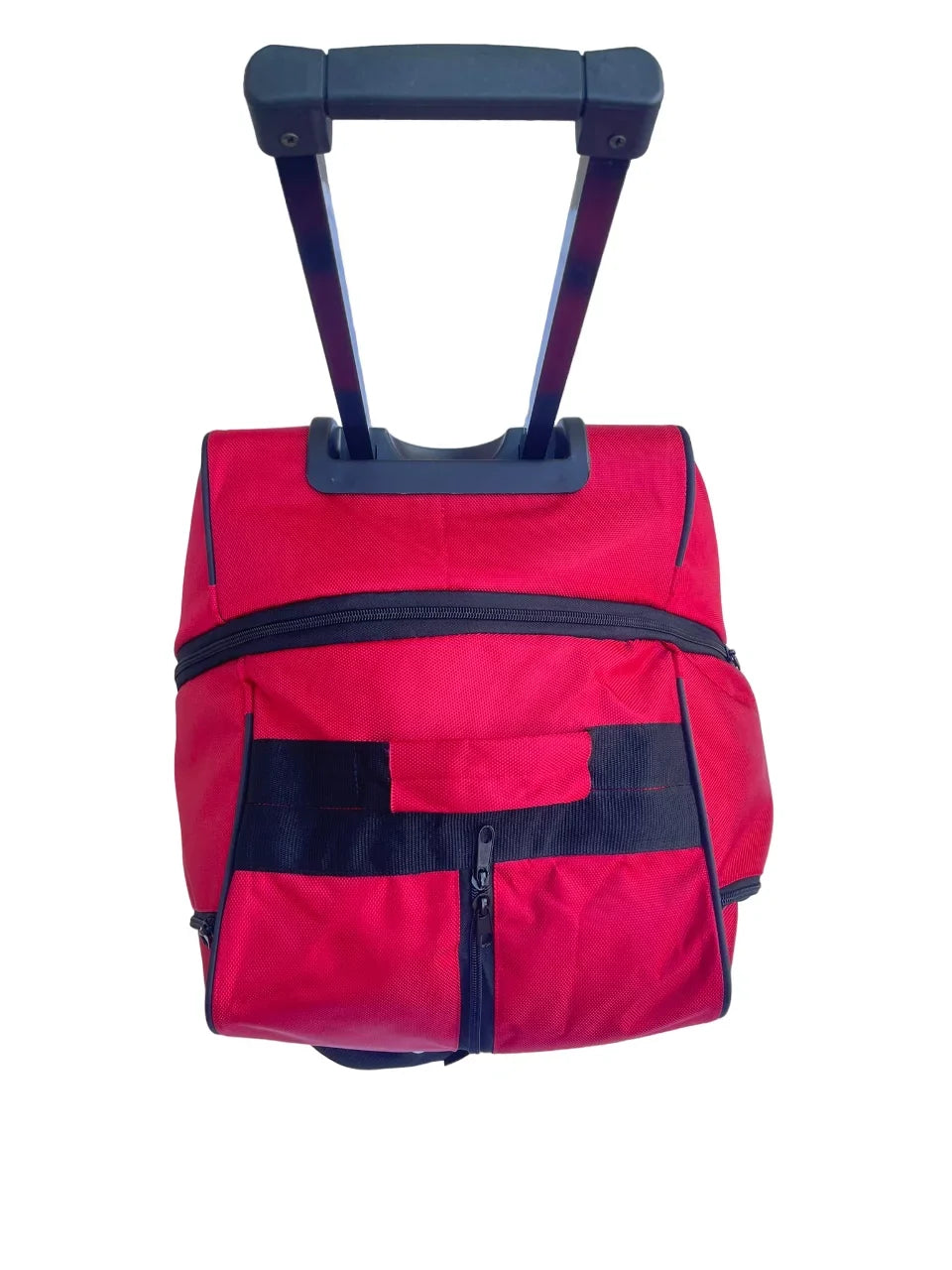 Rolling Duffel Bags 2x 28" Large Adjustable 60 Lb Capacity each with Wheels + Shoulder 20" Duffle Bag Set, Upright Rolling Travel Duffle Bag with Multi Pockets Lightweight Luggage (Red)