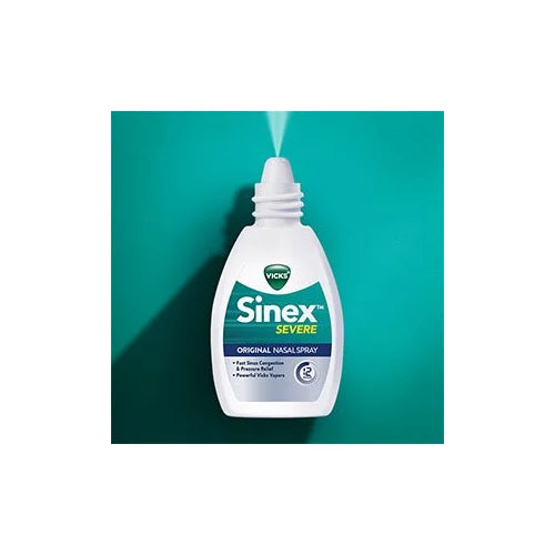 Vicks Sinex Severe Nasal Spray With Menthol 0.50 Oz, 4-Pack