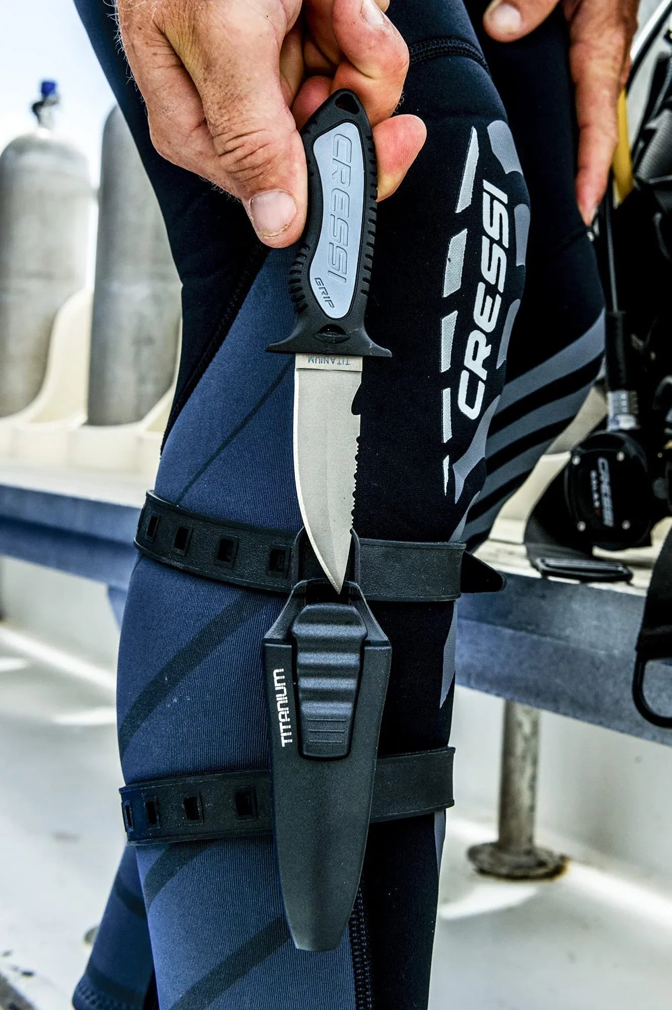 Cressi Grip Titanium Knife