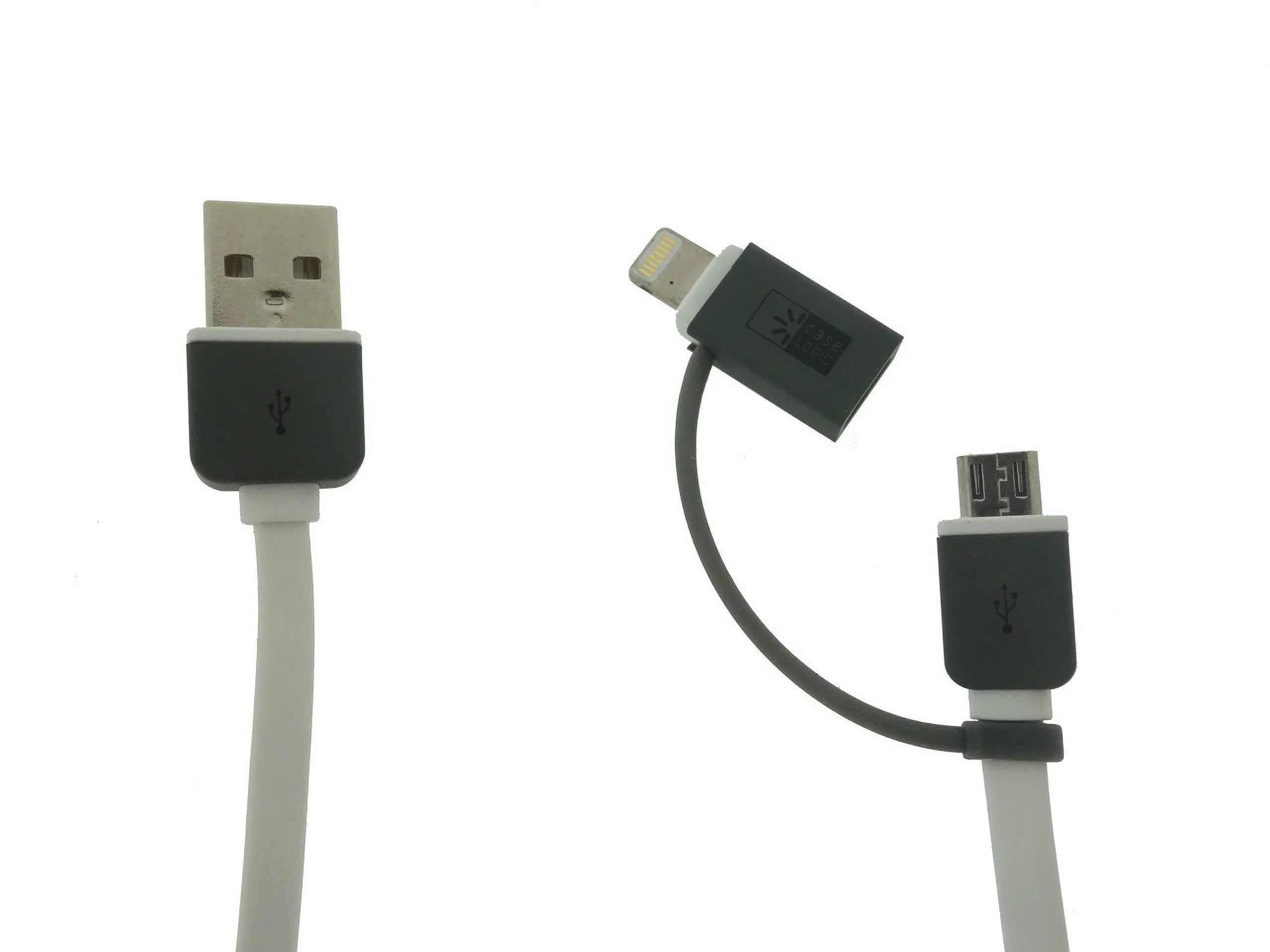 Caselogic CLLPCA003WT Combo Cable, 3 1/2 Ft, Gray