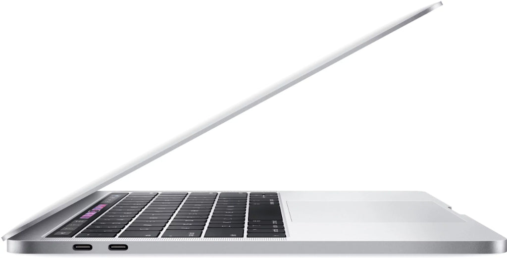 MacBook Pro 13-inch (i5 1.4GHz, 128GB SSD) (Mid 2019, MUHQ2LL/A) - Silver Bundle with Black Zipper Sleeve + Laptop Starter Kit + Cleaning Kit (Refurbished)