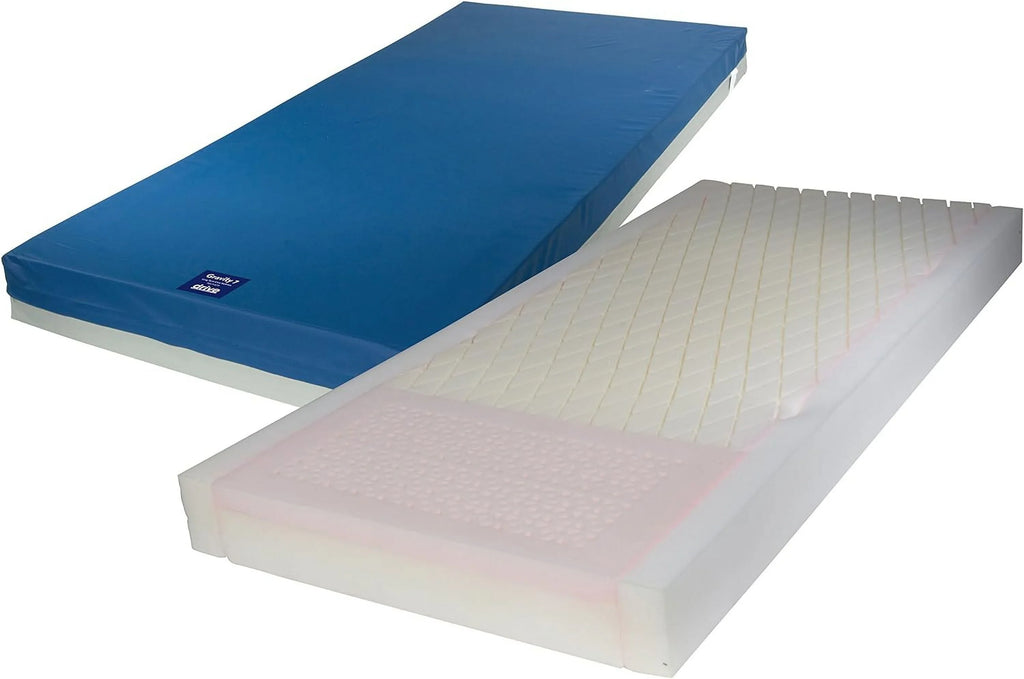 GOURE 15770 Gravity 7 Pressure Redistribution Mattress, Blue, 6.6 Foot (Pack of 1)