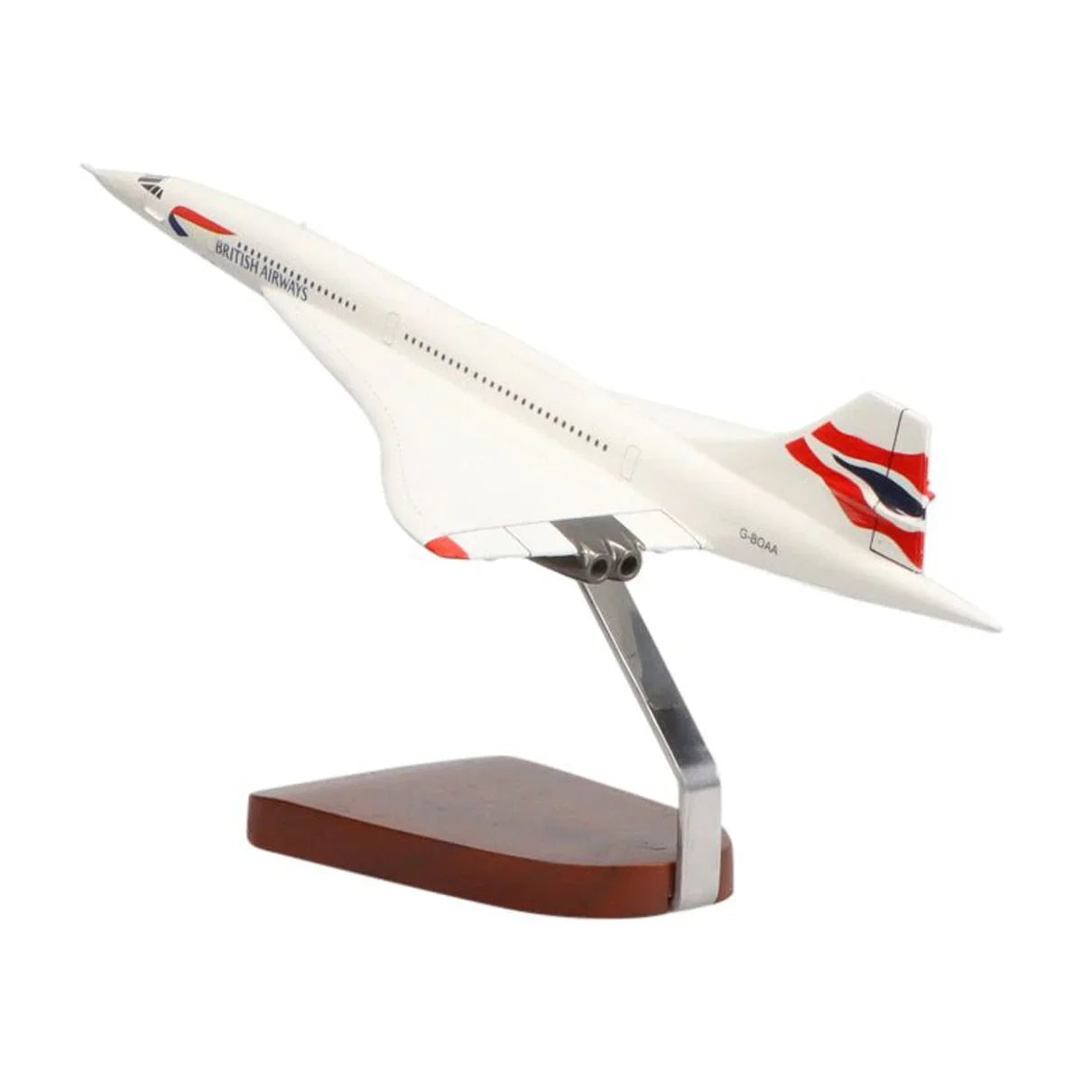 Aerospatiale/BAC Concorde British Airways Large Mahogany Model