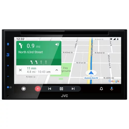 JVC KW-V66BT 6.8" Car CD/DVD Player  Carplay Android Receiver+Backup Camera