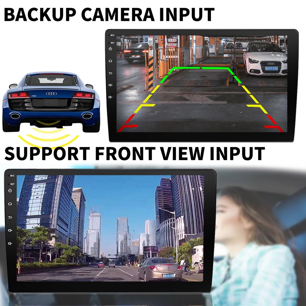 Binize Double Din Car Stereo Compatible with  CarPlay&Android Auto 9 Inch Android 10 Touchdisplay Car Radio with Backup camera, Bluetooth,SW control, GPS Navigation