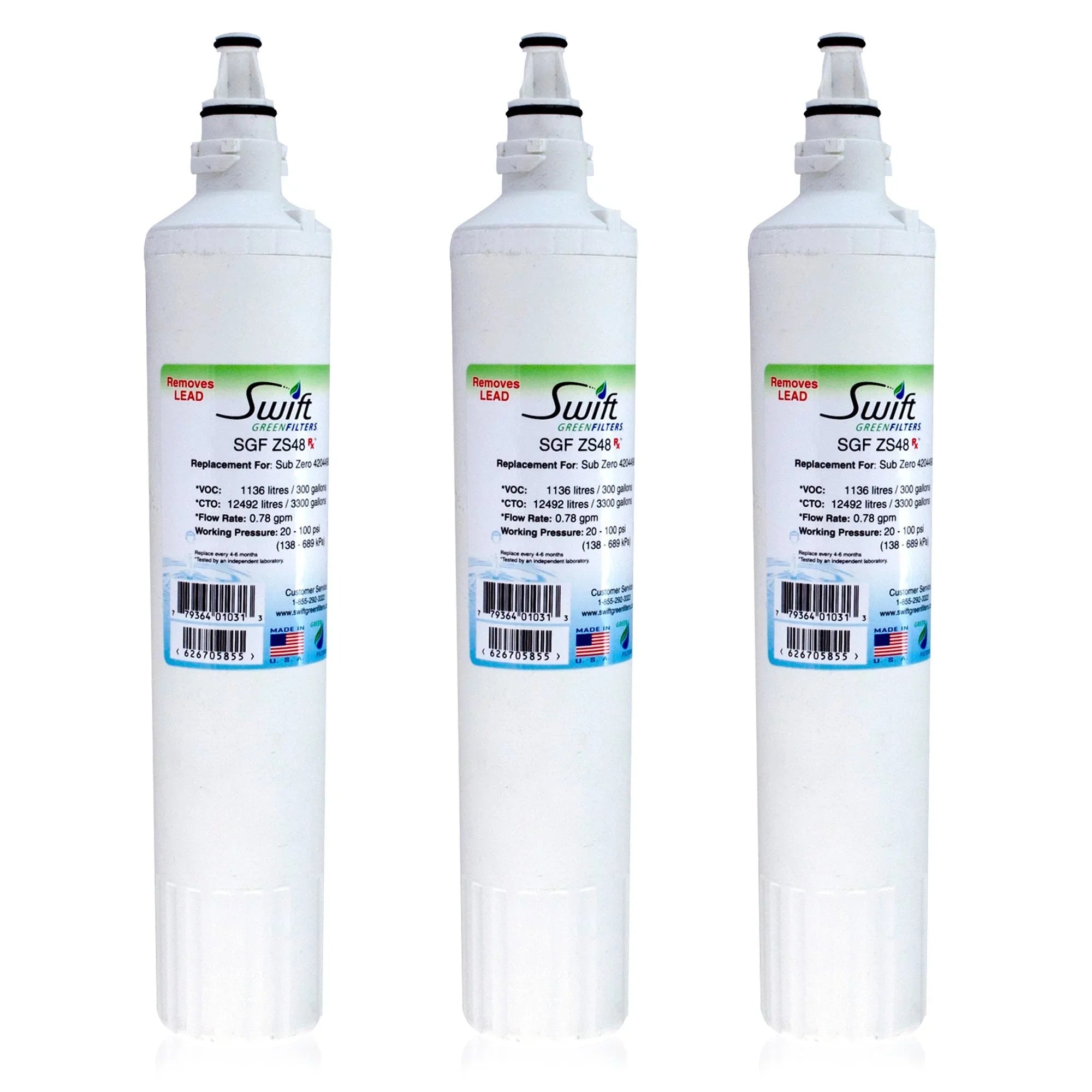 Swift Green's SGF-ZS48 Rx OEM Replacement For Sub Zero 4204496