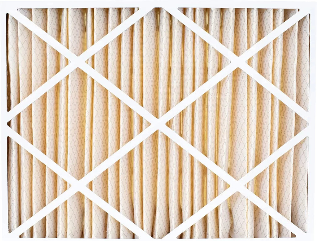 Filterbuy 20x25.25x3.5 MERV 11 Pleated HVAC AC Furnace Air Filters for Aprilaire Space-Gard 102/2120 (4-Pack)