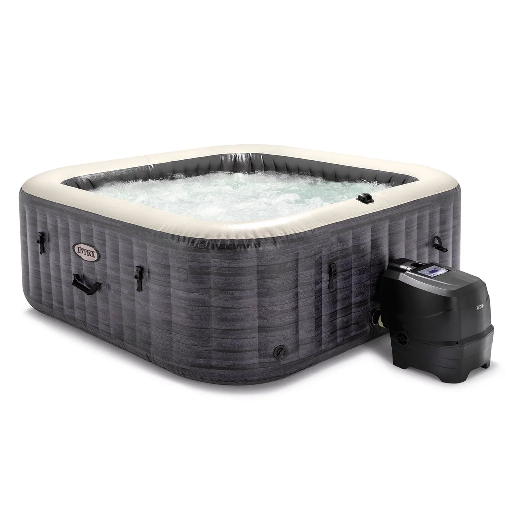 Intex PureSpa Plus Greystone InfLatitudeable Hot Tub, 94 x 28", with Phone Tray