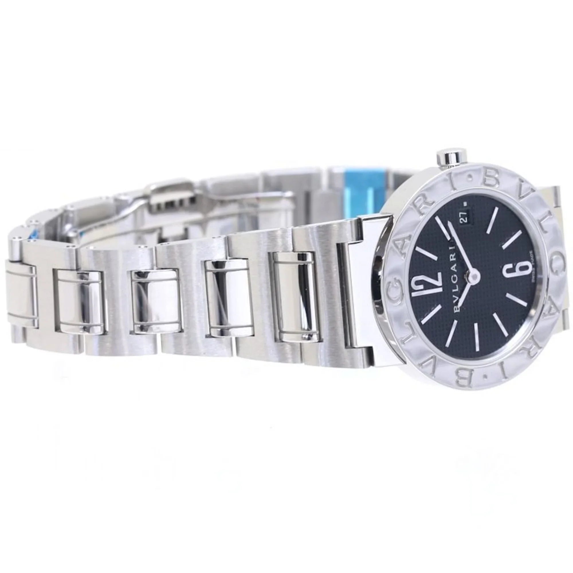 Pre-Owned BVLGARI Bulgari Bvlgari BB26BSSD BBL26S Stainless Steel Women's Watch 39355 (Like New)