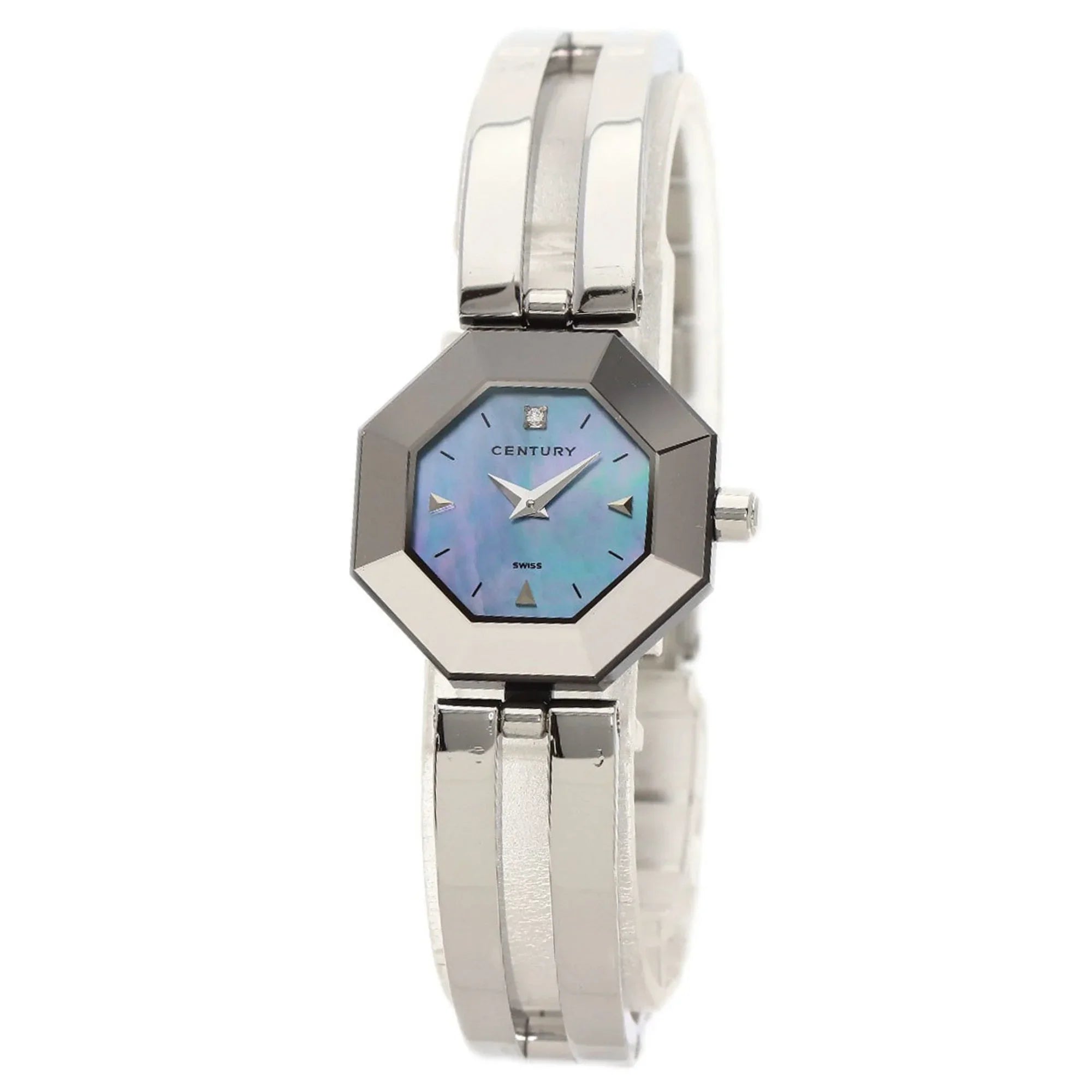 Pre-Owned Century Time Gem Watch Stainless Steel/SS Ladies CENTURY (Good)
