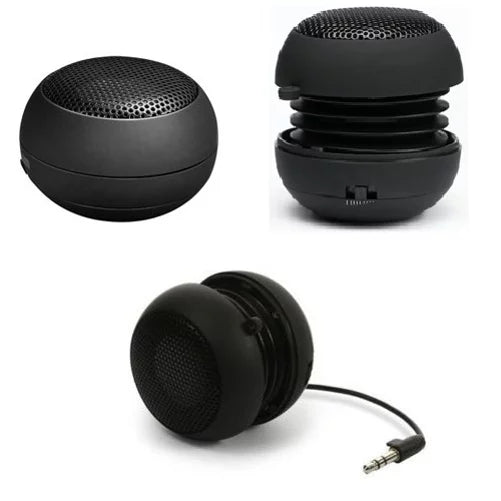 Portable Wired Speaker for Moto G Stylus (2022) Phone - Audio Multimedia Rechargeable Black Compatible With Motorola Moto G Stylus (2022)