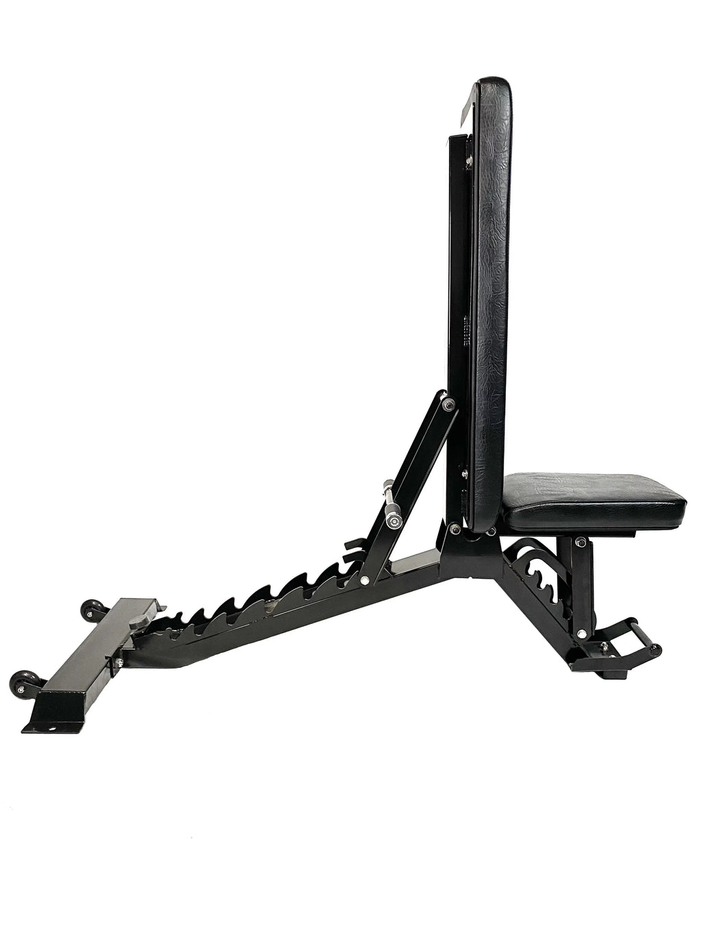 Adjustable Ranger Weight Bench has 5 Incline and 1 decline positions. Made with Heavy Duty 11 Gauge Steel. 1000+ Weight Capacity. Bolt Fitness Supply.