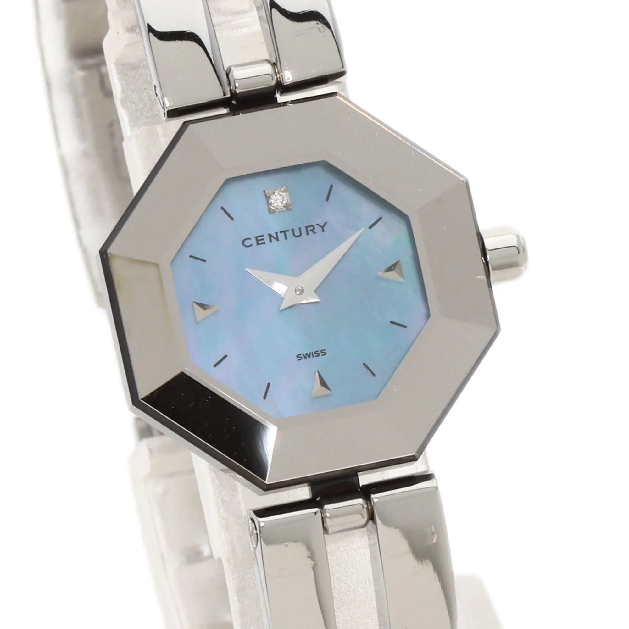 Pre-Owned Century Time Gem Watch Stainless Steel/SS Ladies CENTURY (Good)