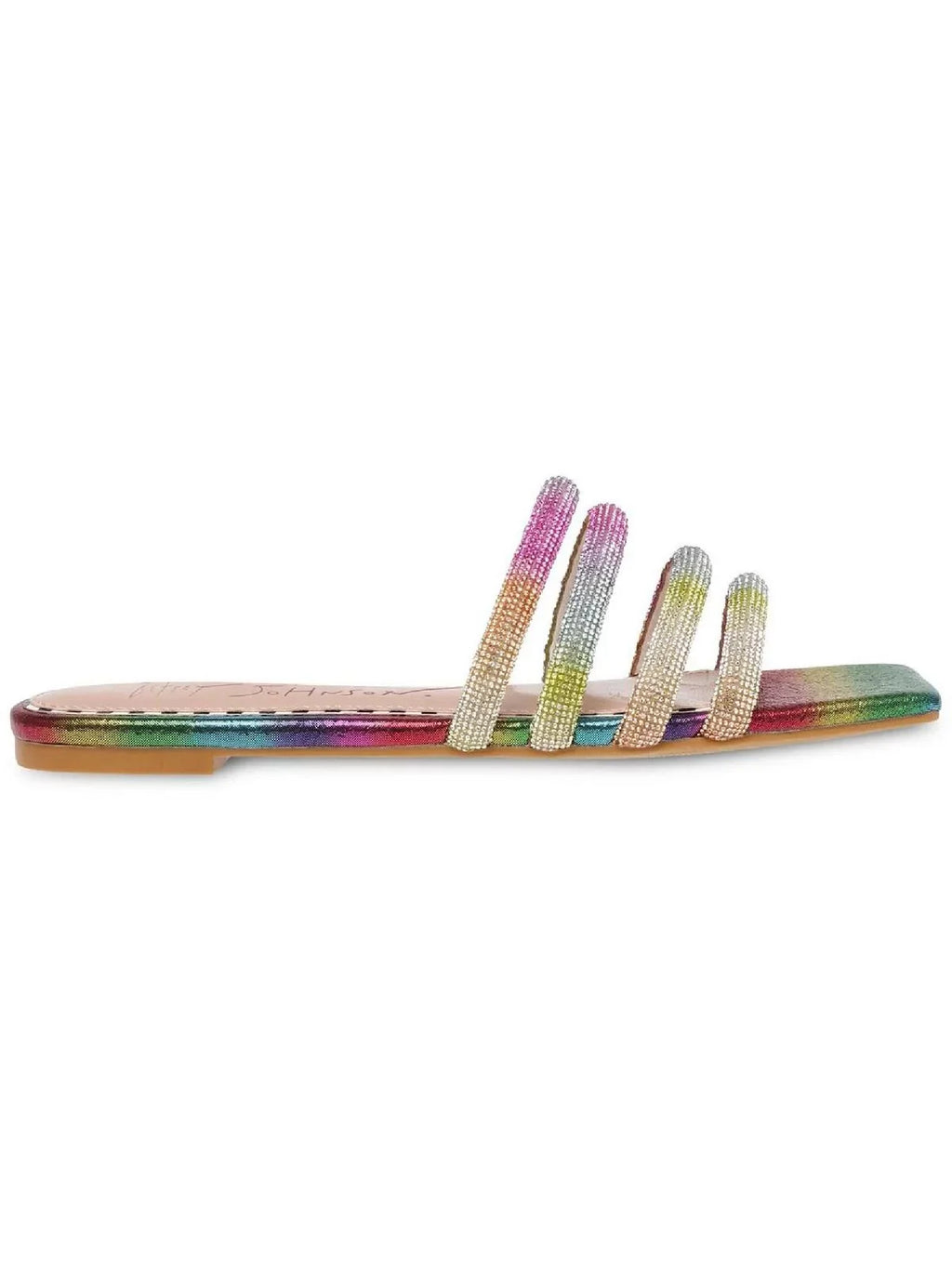 Betsey Johnson Womens Dilon Slip On Casual Slide Sandals