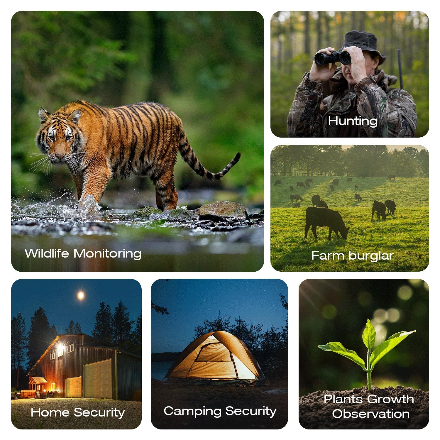CAMPARK 42MP Native 4K 30fps Trail Game Camera WiFi Bluetooth Hunting Deer Camera with Night Vision 3 PIR Sensor Waterproof IP66 Motion Activated 120° Wide Angle Trail Cam for Wildlife Monitoring
