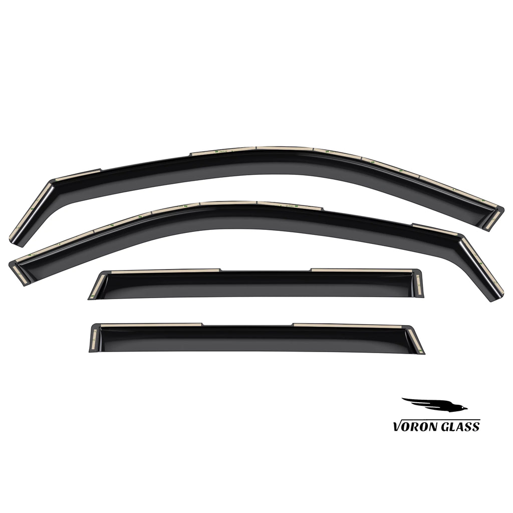 Voron Glass in-Channel Extra Durable Rain Guards for Hyundai Palisade 2021-2024, Window Deflectors, Vent Window Visors, 4 Pieces - 220240