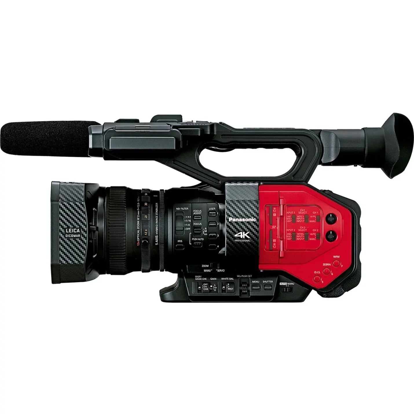 Panasonic AG-DVX200PJ Digital Camcorder, LCD Touchdisplay, MOS, 4K