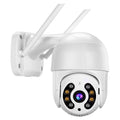 Htovila Outdoor WiFi PTZ Camera, 2MP Wireless WiFi IP Camera Home System with 360° View, Color Night Vision, 2-Way Audio, Motion Detection, Activity Alert, Remote Access, IP66 Waterproof