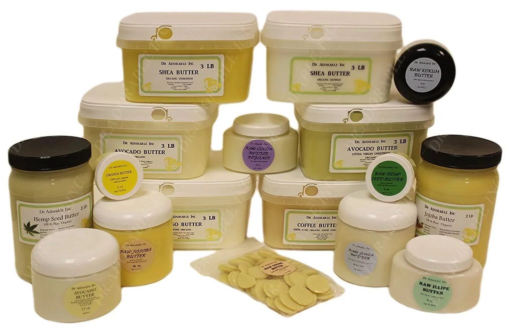 Dr.Adorable - Avocado Butter Extra Virgin Unrefined Organic Fresh Natural 3 LB