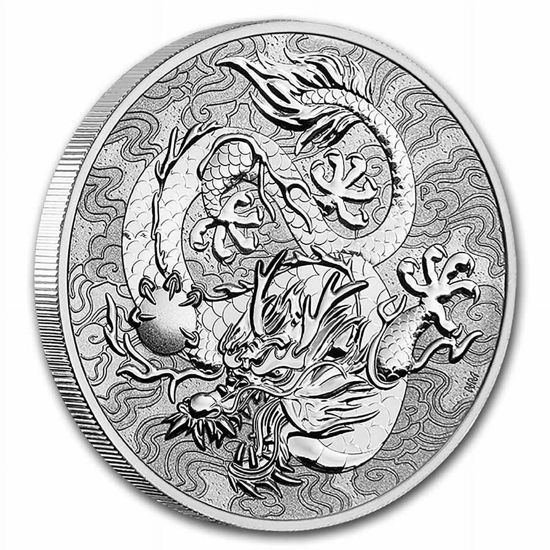 2021 Australia Myths & Legends: 1 oz Silver Dragon BU