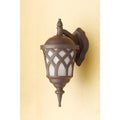 OL-160WD-RU-Cal Lighting-1 Light Outdoor Wall Lantern-16.75 Inches Tall and 7.5 Inches Wide