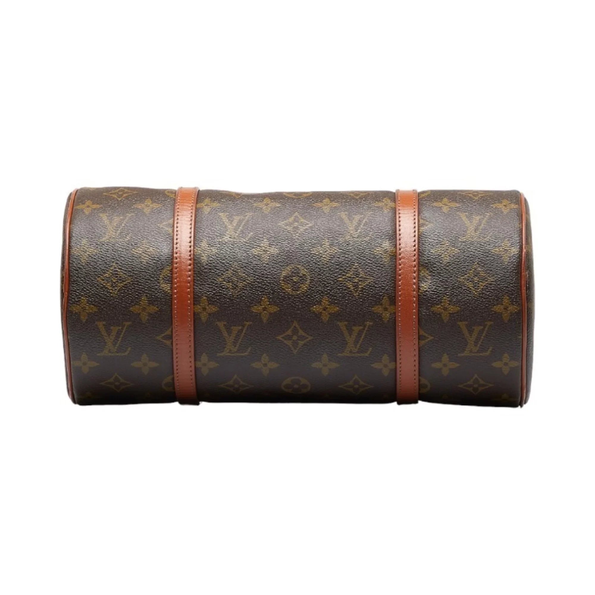 Pre-Owned Louis Vuitton Monogram Papillon 30 (Old) Handbag M51385 Brown PVC Leather Ladies LOUIS VUITTON (Good)