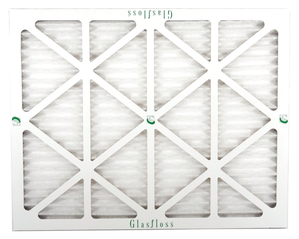 Glasfloss Air Filter 20x22x2 - 2" MERV 10 - (Pack of 6) - Pleated AC or HVAC Air Filter - Furnace Air Filter - Home or Office - Made In The USA.