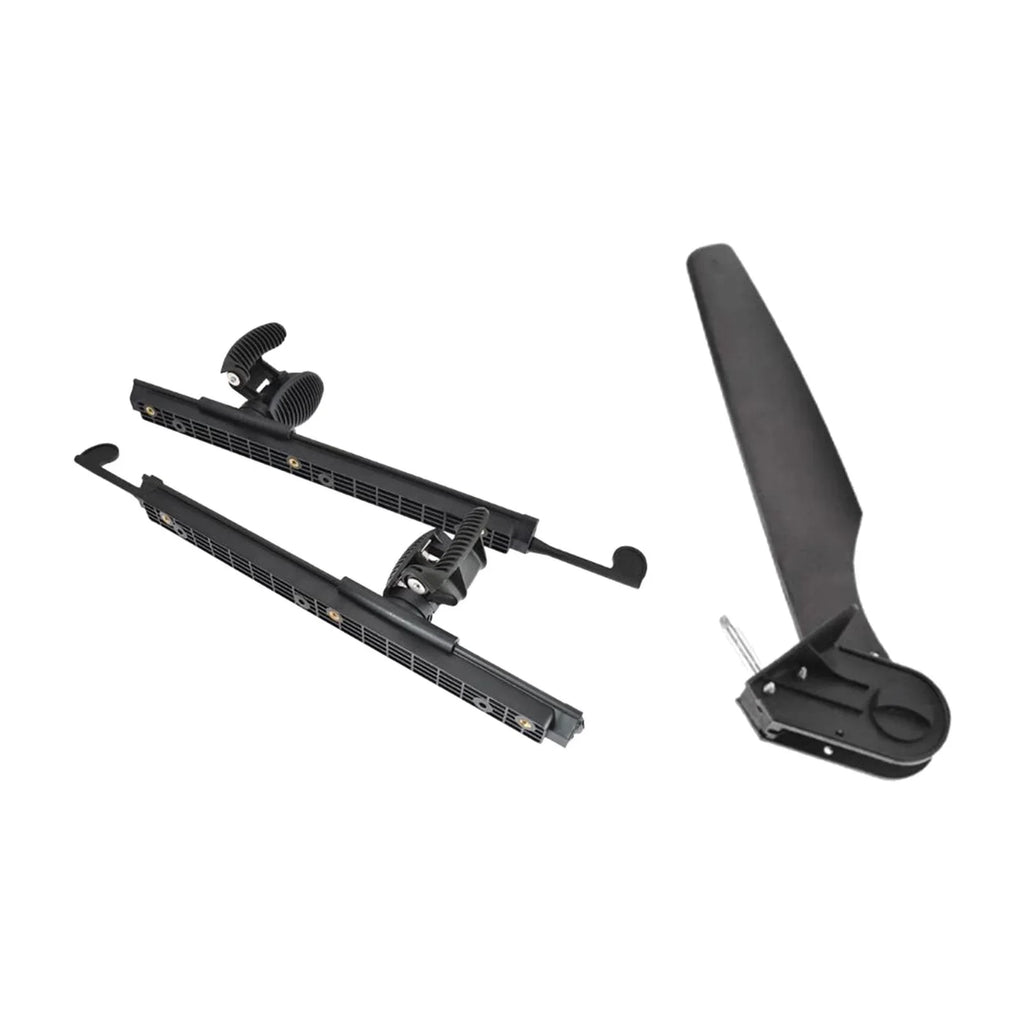 AMLESO Kayak Rudder Kayak Foot Pegs Boat Tail Watercraft Rudder with Foot Brace Pedals for Fishing Boat Canoeing Marine Accessories