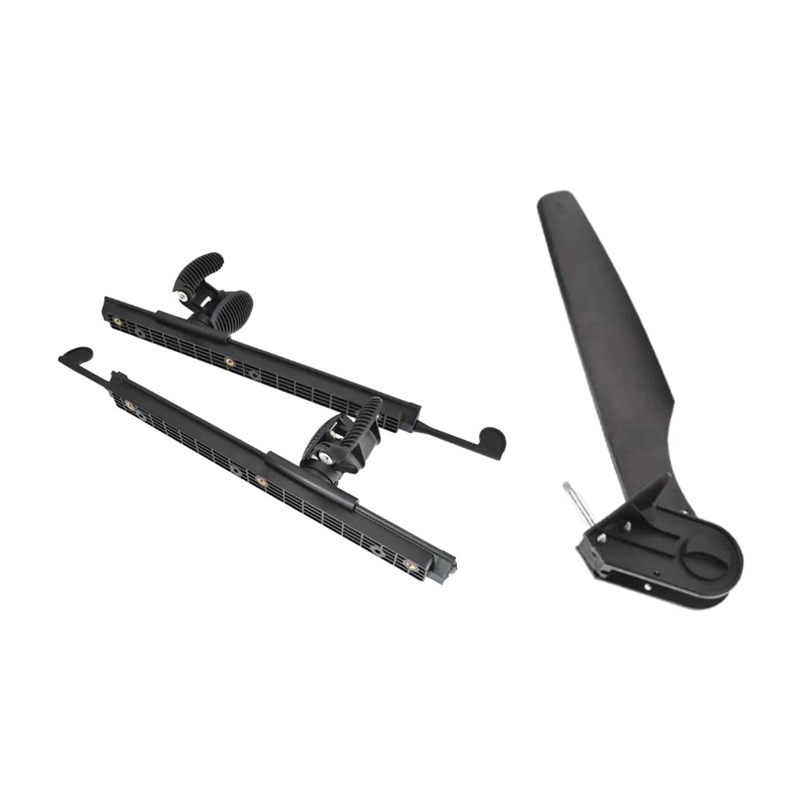 AMLESO Kayak Rudder Kayak Foot Pegs Boat Tail Watercraft Rudder with Foot Brace Pedals for Fishing Boat Canoeing Marine Accessories