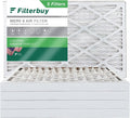 Filterbuy 16x25x2 MERV 8 Pleated HVAC AC Furnace Air Filters (5-Pack)