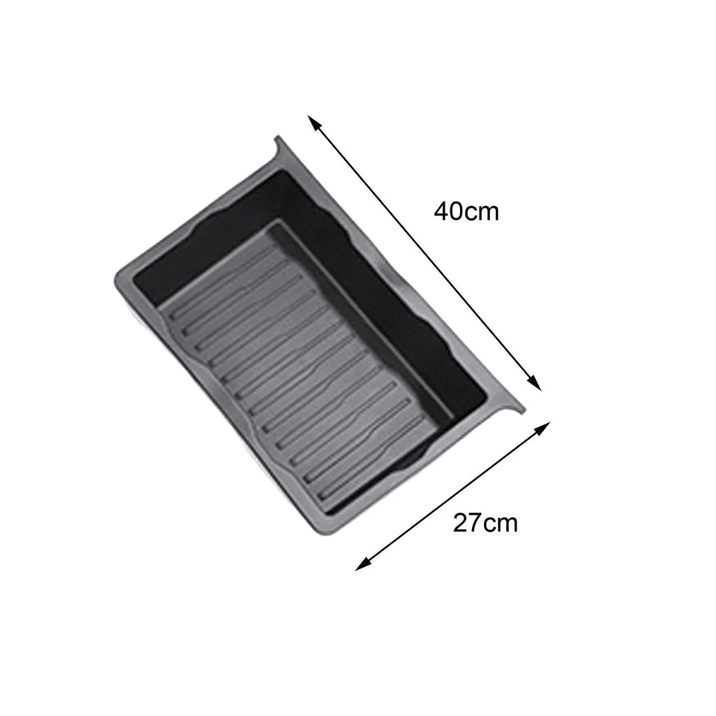 Vehicle under Seat Storage Box Holder Case Underseat Hidden Storage Tray for Accessory 2pcs