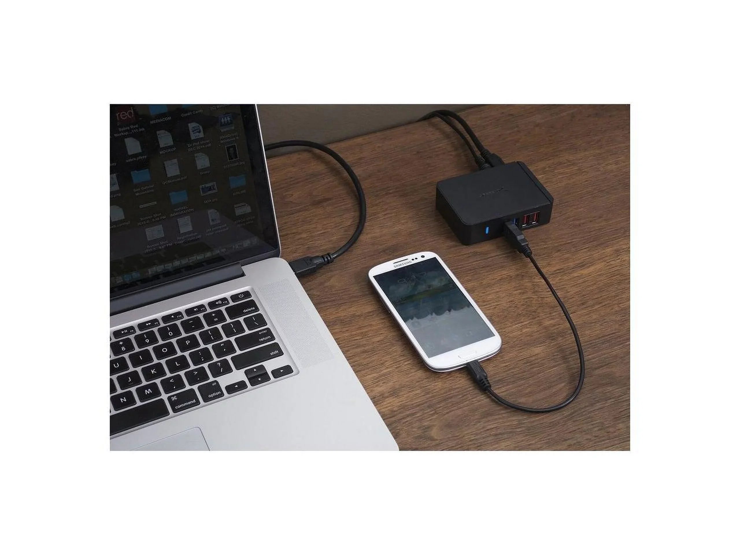 SABRENT 7 Port USB 3.0 HUB + 2 Charging Ports with 12V/4A Power Adapter [Black] (HB-U930)