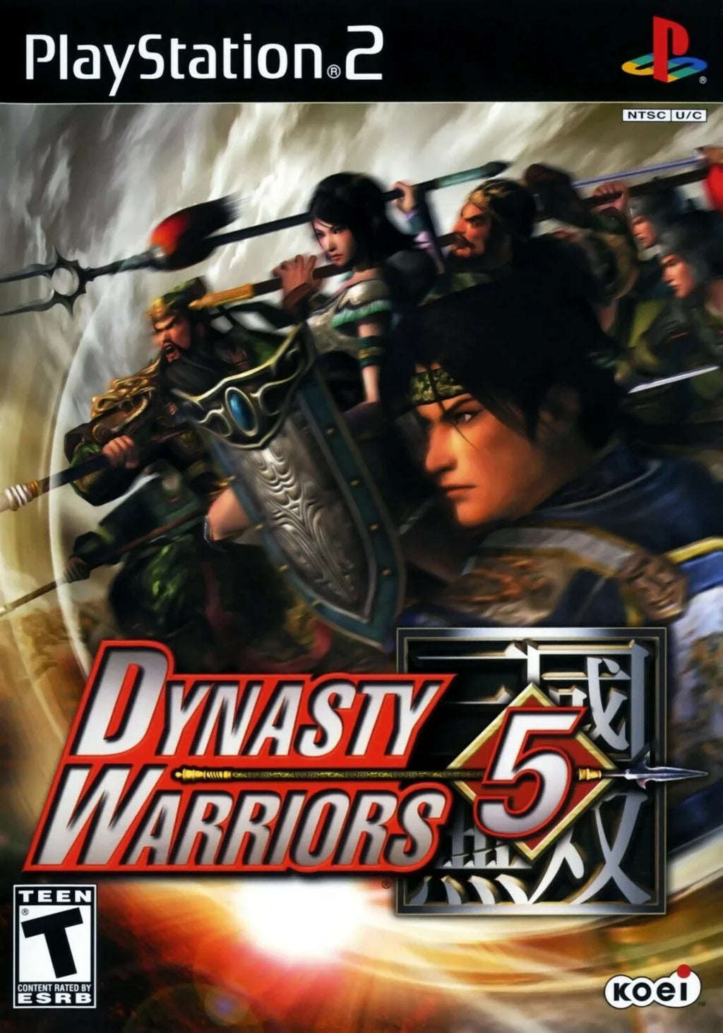 Dynasty Warriors 5 [PlayStation 2 PS2 Koei Strategy Guan Yu Lei Bei Lu Bu] NEW