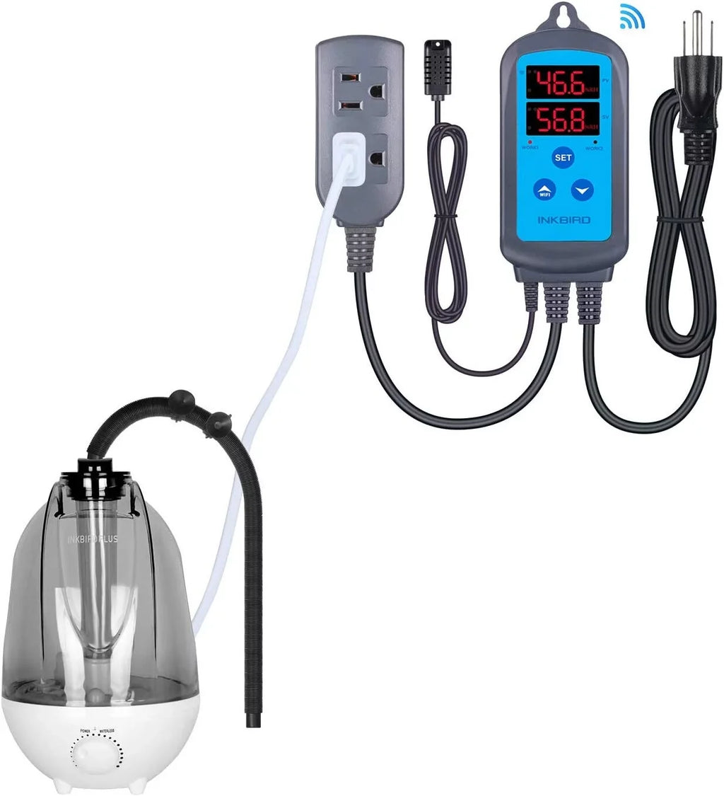 Reptile Humidifier Wet Fan Dehumidifiers+Humidity Control IHC-200 Humidistat Pet