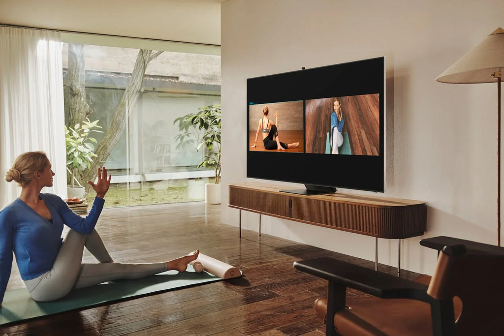 QN50QN90BAFXZA 50" QLED Quantum Matrix Neo 4K Smart TV with a  VG-ARAB22STD Auto-Rotating Studio Stand for 43"-55"  TVs (2022)
