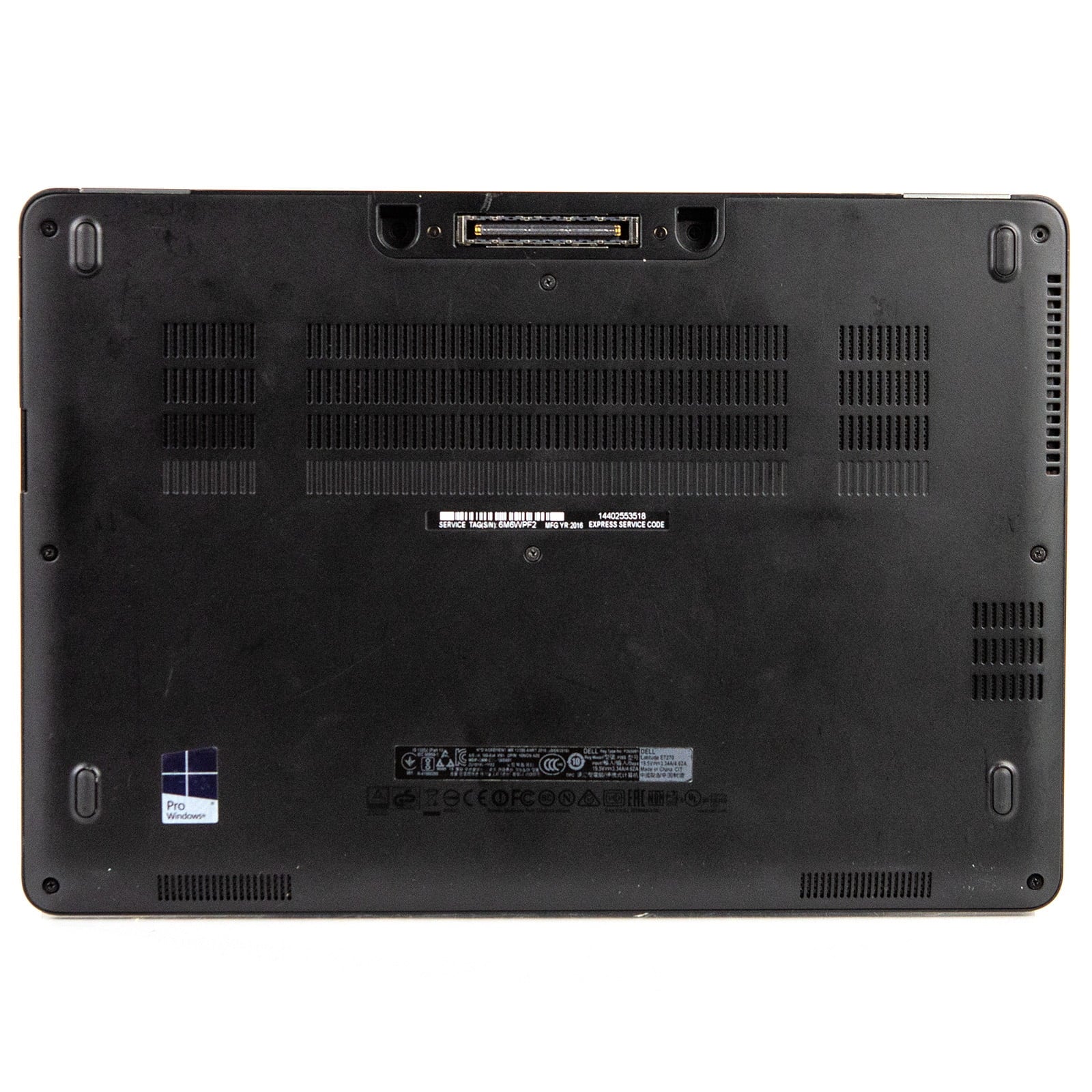 Used  Latitude E7270 12.5" Laptop Core i5 16GB 256GB SSD M.2 Integrated Graphics Win 10 Pro B v.WCA
