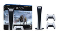 PS5 Console  Playstation 5 (Digital Edition) with Extra PS5 Controller, and God Of War Ragnarok Bundle Edition
