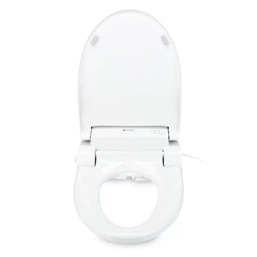 Brondell Swash DS725 Advanced Bidet Seat, Elongated White with Stainless Steel Nozzle, 9.7 lbs