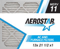 Aerostar 13x21 1/2x1 MERV  11, Pleated Air Filter, 13 x 21 1/2 x 1, Box of 6, Made in the USA