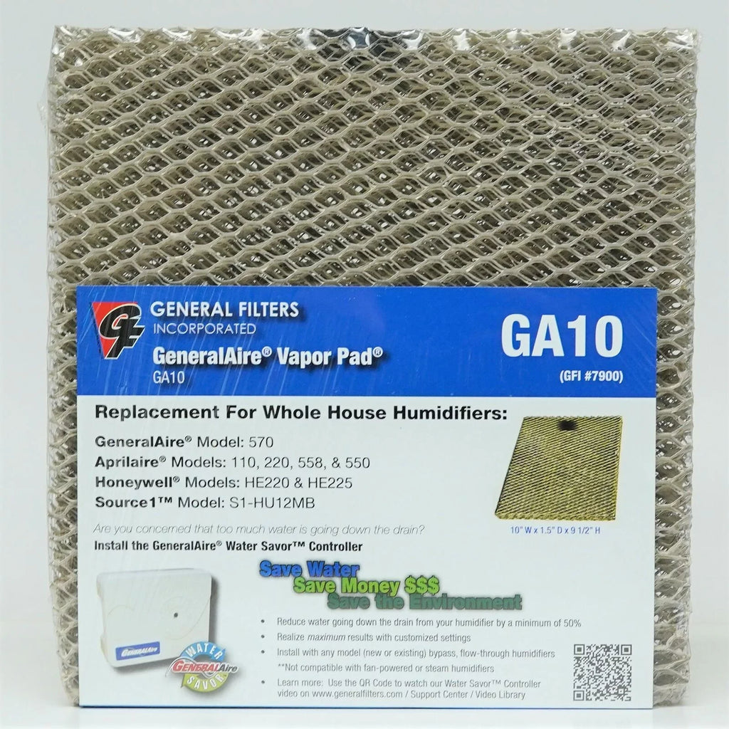 10-4 4PAK #10 for Aprilaire Humidifier 500 550 Water Panel Pad Filter