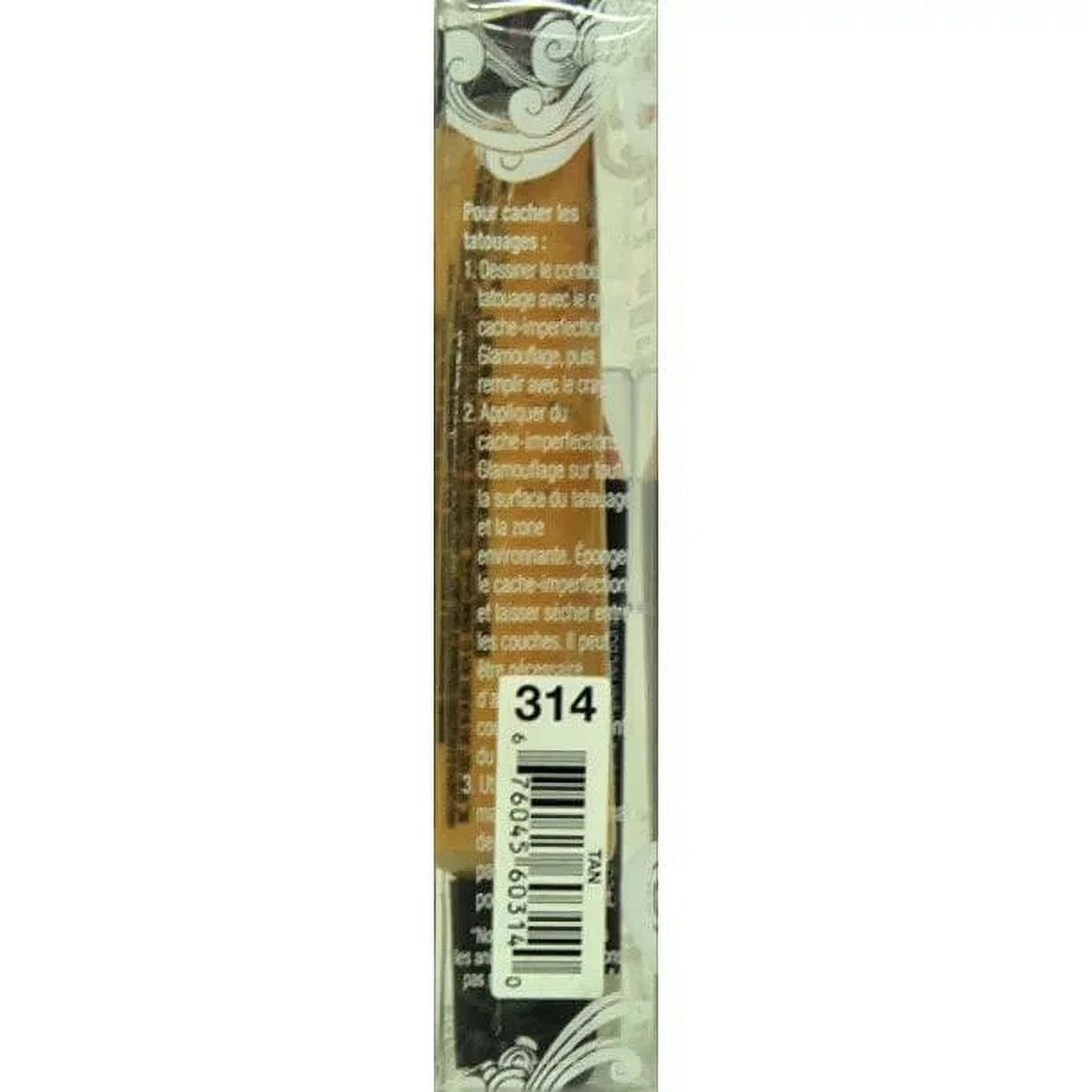 2 PACK HARD CANDY HEVY DUTTY CONCEALER WITH CONCALER PENCIL TAN 0314