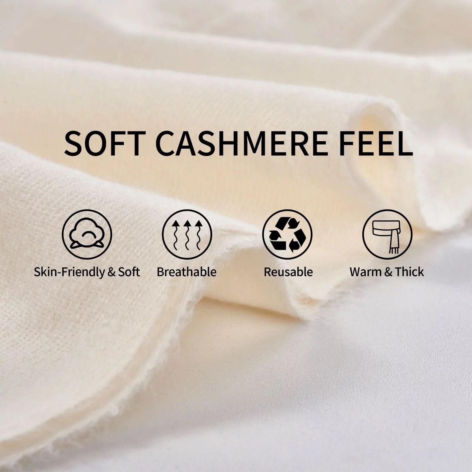 Bingfone Soft Cashmere Feel Scarf For Women Elegant Art Print Winter Warm Scarves Large Shawl Wrap Gifts- Happy St. Patrick's Day5