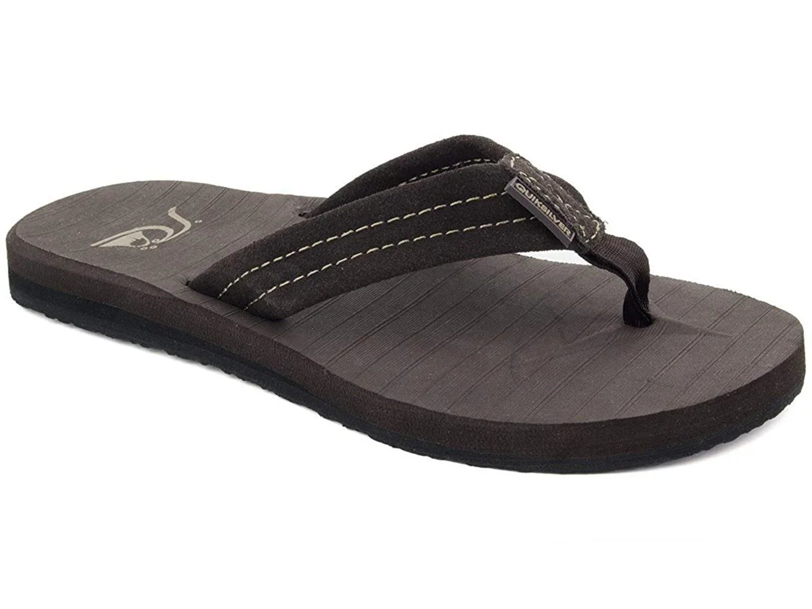 Quiksilver Men's Carver Suede 3-Point Flip-Flop