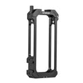 Andoer Aluminum Alloy Sports Camera Video Cage with Dual Cold Shoe Mounts - Metal Protective Frame Vlog Accessories for Insta360 X3
