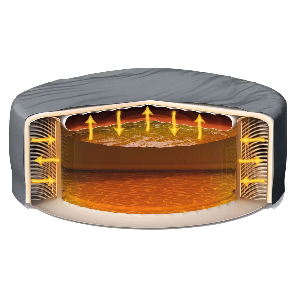Intex PureSpa Plus Greystone InfLatitudeable Hot Tub, 94 x 28", with Phone Tray