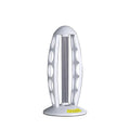 Ore International 16.5" in UV STERILIZED WHITE TABLE LAMP W/ REMOTE CONTROL