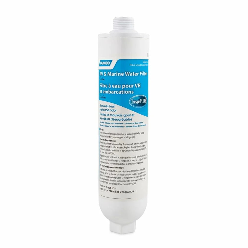 Camco 40646 - TastePURE KDF 2.5 GPM White Water Filter