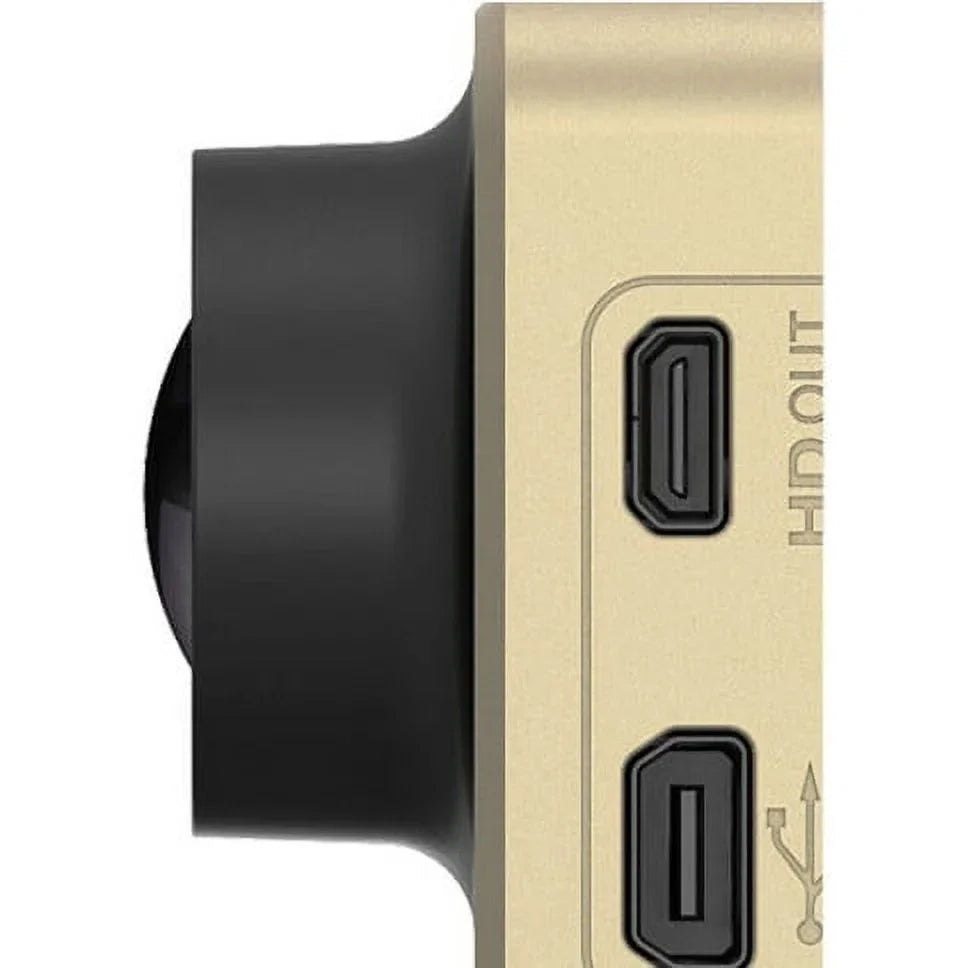 ACTIVEON Digital Camcorder, 2" LCD Touchdisplay, CMOS, Full HD, Gold