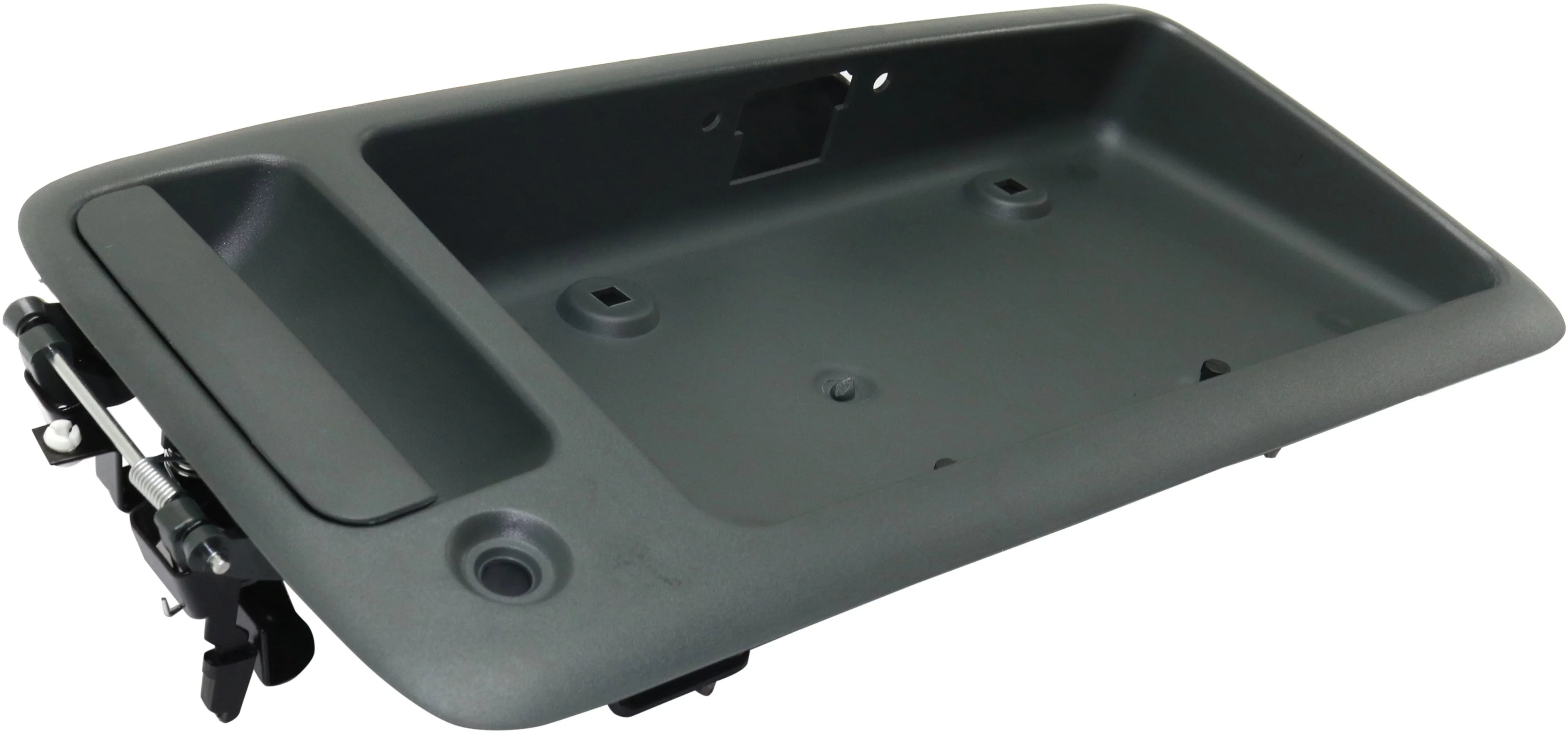 Replacement REPC491395 Exterior Door Handle Compatible with 1996-2002 GMC Savana 1500 Chevrolet Express Rear - Back Textured Gray